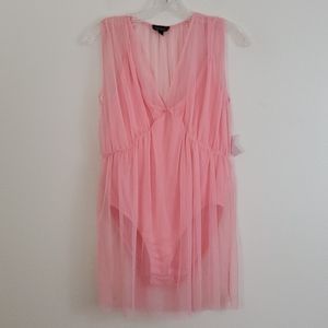 Top Shop Sexy Pink Sleeveless One Piece Nightie 8